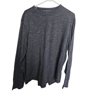 Lucky Brand Shirt Blue Long Sleeve Pullover Crewneck Top Men L